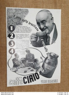 Pubblicità Del 1937 Caffè Cirio Vero Brasiliano - Otros & Sin Clasificación