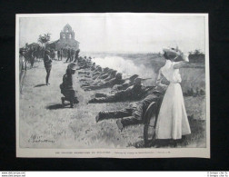 Manovre Del Sud-ovest - Difesa Del Villaggio Di Saint-Germier Stampa Del 1902 - Autres & Non Classés