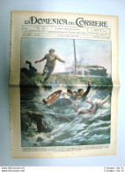 La Domenica Del Corriere 13 Aprile 1930 Cesenatico Parigi Ventimiglia - Autres & Non Classés