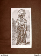 Un Guerriero Curdo Nel 1883 Kurdistan O Mesopotamia Moda E Costume - Before 1900