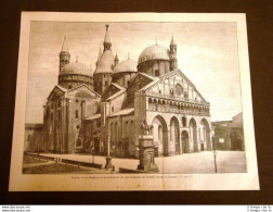 Padova Nel 1886 La Basilica Di Sant'Antonio Da Foto Dei Fratelli Alinari Firenze - Before 1900