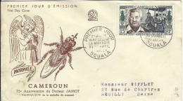 Envellope CAMEROUN 1e Jour N° 45 Poste Aerienne Ceres - Camerún (1960-...)