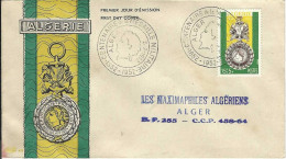 Envellope ALGERIE 1e Jour N° 296 Ceres - Algeria (1962-...)