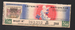Billet De LOTERIE NATIONALE   1944   (PPP471063) - Lottery Tickets