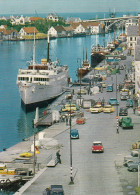 Haugesund - Harbour W Ship M/S Haugesund , Citroen DS 1973 - Norway