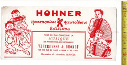 SOLDE 2018 ( BUVARD ?) HOHNER HARMONICAS ACCORDEONS - VERCRUYSSE & DHONDT LILLE - Reclame