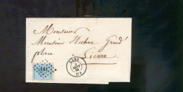 België OCB18 Gestempeld Op Brief Gand-Lierre 1868 Perfect (2 Scans) - 1865-1866 Perfil Izquierdo