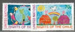 ONU NEW YORK MNH ** 591-592 Les Droits De L'enfant - Ongebruikt