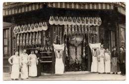 Rue De La Roquette. Devanture Boucherie. Carte Photo Animée - Arrondissement: 11