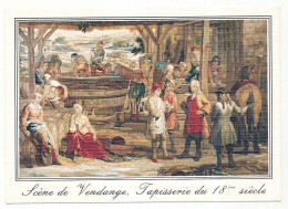 CPSM / CPM 10.5 X 15 Gironde MARGAUX Scène De Vendanges Carton De D Teniers Chateau Siran Labarde Sur Une Tapisserie De* - Margaux