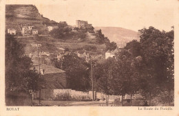 FRANCE - Royat - La Route Du Paradis - Carte Postale Ancienne - Royat