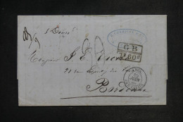 SALVADOR - Lettre De Bahia Pour La France En 1866 Par Voie Anglaise - L 151935 - Salvador