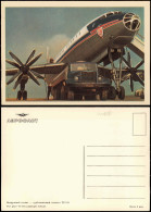 Flugzeug Airplane Avion АЭРОФЛОТ The Giant TU-114 Passenger Turbojet 1978 - 1946-....: Moderne