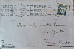 PORTUGAL SEUL SUR LETTRE POUR LA FRANCE 1932 - Briefe U. Dokumente