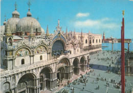 ITALIE - Venezia - Vue Sur La Basilique Et Petite Place St Marc - Vue Panoramique - Animé - Carte Postale Ancienne - Venetië (Venice)