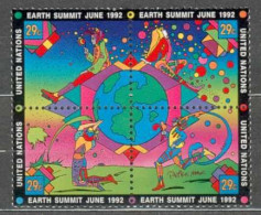 ONU NEW YORK MNH ** 609-612 Sommet Planète Terre - Ongebruikt