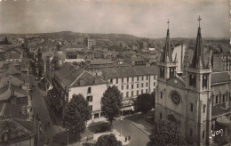 FRANCE - Vichy - Vue Générale - Eglise Saint Louis Et Rue G. Clémenceau - Carte Postale Ancienne - Vichy