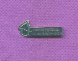 Rare Pins Conseil Regional De Haute Normandie L191 - Administración