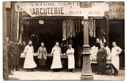 Devanture Charcuterie. Maison Roux. Carte Photo Animée - Villeurbanne