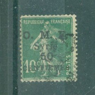 SYRIE - N°86 Oblitéré. Timbres De France De 1900-21 Surchargé. - Usados