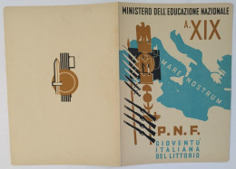 Bp48 Pagella Fascista Opera Balilla Palazzo E.nazionale  Bari 1941 - Diplomi E Pagelle