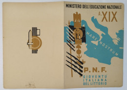 Bp49 Pagella Fascista Opera Balilla Palazzo E.nazionale  Napoli 1941 - Diplomi E Pagelle