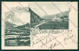 Aosta Valtournanche Cartolina QQ6036 - Aosta