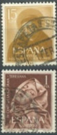 SPAIN, 1955/62,  STAMPS SET OF 2, USED. - Gebruikt