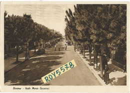 Emilia Romagna-rimini-riccione Viale Mario Ceccarini Veduta Animata Primi Anni 40 Viale Auto Epoca Persone (v.retro) - Autres & Non Classés