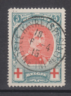COB 132A Dentelé  12 X 14 Oblitération Centrale LE HAVRE (SPECIAL) - 1914-1915 Croce Rossa