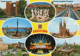 CPM - R - ESPAGNE - BARCELONE - MULTIVUES - Barcelona