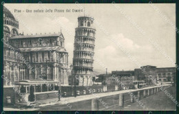 Pisa Città Piazza Duomo Tram Cartolina WX1186 - Pisa