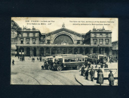 Paris, Postcard, Transport, Tram - Transport Urbain En Surface