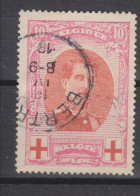 COB 133 Oblitération Centrale BERTRIX - 1914-1915 Croix-Rouge