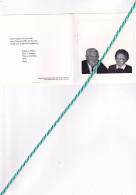 Adrienne Declercq (Gits,1925) En Roger Vansteelant (Gits,1927), 2004. Foto Koppel - Todesanzeige