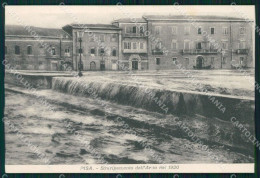 Pisa Città Alluvione RIFILATA Cartolina WX1213 - Pisa