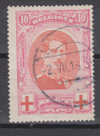 COB 133 Oblitération Centrale Cachet Pont - 1914-1915 Cruz Roja