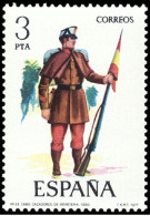 ESPAÑA 1977 - UNIFORMES MILITARES - EDIFIL 2383** - Unused Stamps