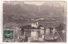 CPA :  14 X 9  -  LAC  D'ANNECY  -  Château De Duingt  Et Dents De Lanfon - Duingt