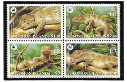 Solomon Is - 2005 - WWF Lizards - Yv 1164/67 - Andere & Zonder Classificatie
