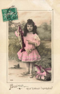 FETES - VOEUX - 1er Avril - Poisson D'avril - Devinez Qui Vous L'envoie ? - Poissons - Enfants - Carte Postale Ancienne - Erster April