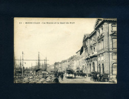 Marseille, Postcard, Transport, Port - Joliette, Hafenzone