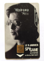 Télécarte France - Brad Pitt - Spy Game - Unclassified