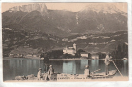 CPA :  14 X 9  -  LAC  D'ANNECY  -  Château De Duingt  Et Dents De Lanfon - Duingt