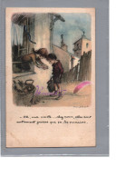 CPA - Illustration POULBOT - Ligue Nationale Contre Le Taudis 2 Enfant Ah Ma Vieille Punaises - Poulbot, F.