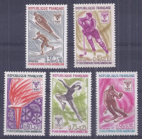 Francia 1968. JJOO Grenoble YT = 1543-47(**) - Unused Stamps