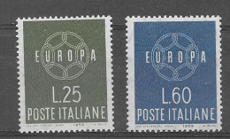 Italia 1959.  Europa Mi 1055-56  (**) - 1959