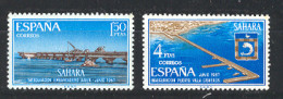 Sahara 1967 - Instal. Portuarias Ed 260-61 (**) - Spaanse Sahara