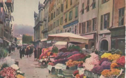 NICE, LE MARCHE AUX FLEUR COULEUR REF 15594 - Marchés, Fêtes