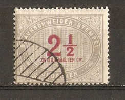 Allemagne - Brunswick - Timbre Fiscal - 2 1/2 Groschen - Braunschweiger Stempel - Braunschweig
